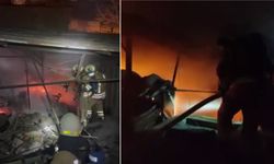 Kahramanmaraş'ta iş yerinde yangın! Alevler her yeri sardı