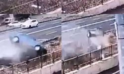 Kahramanmaraş'taki feci kazanın görüntüleri ortaya çıktı! Böyle uçmuş...