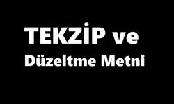 Düzeltme ve tekzip metni