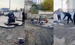 Türkoğlu'nda okul yolu yenilendi, mahallede konfor arttı!