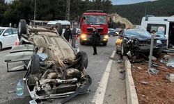 Kahramanmaraş’ta iki otomobil çarpıştı