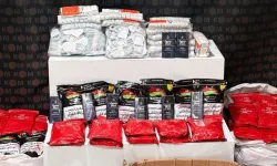 Göksun’da 105 kilo kaçak nargile tütünü ile 400 kilo kıyılmış tütün ele geçirildi