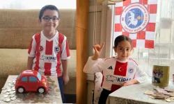 Kahramanmaraşlı iki çocuk harçlıklarını şampiyonluk için bağışladılar!