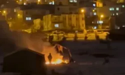 Kahramanmaraşta öfkeli koca kaldıkları çadırı ateşe verdi