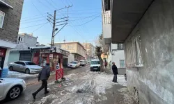 Serintepe Mahallesi'nde İlginç Anlar: Sokağın Ortasına Su Yağdı!