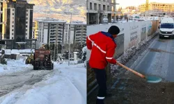 Kahramanmaraş'ta buzlanma riskine karşı tuzlama ekipleri devrede