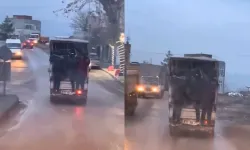 Kahramanmaraş'ta canlarını bir demire emanet ettiler!