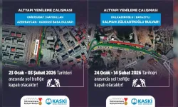 Kahramanmaraş Dulkadiroğlu'nda Bazı Yollar Trafiğe Kapatılıyor