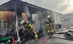 Kahramanmaraş Konteyner Kentte Yangın: Ekipler Müdahale Etti