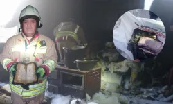 Kahramanmaraş'ta küle dönen evde tek Kur'an-ı Kerim zarar görmedi