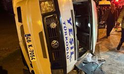 Kahramanmaraş Türkoğlu'nda Trafik Kazası: Servis Aracı Devrildi