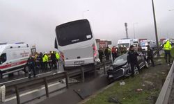 Kuzey Marmara Otoyolu kaza son dakika: 1 polis şehit, 16 yaralı