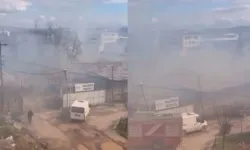 Dulkadiroğlu'nda Tekstil Fabrikası ve İş Yerinde Yangın Çıktı