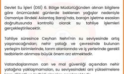 Kritik Uyarı: Ceyhan Nehri İçin Taşkın Riski Kapıda!