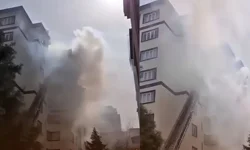 Kahramanmaraş’ta 10 Katlı Binada Yangın Paniği!