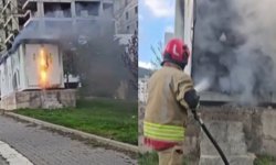 Kahramanmaraş'ta alev alan trafo korkuya neden oldu