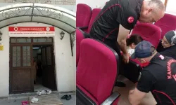 Kahramanmaraş'ta katlanır koltuk arasına sıkışan çocuğu itfaiye kurtardı