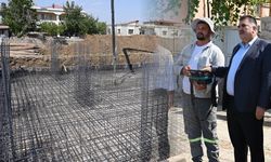 Başkan Karaca düğmeye bastı, İstasyon Mahallesi'nde temel atıldı