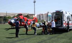 Darende'de 83 Yaşındaki Hasta İçin Hava Ambulansı Havalandı