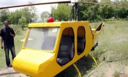 Hurda Parçalarla Helikopter Yapan Genç Dünyanın Dikkatini Çekti