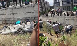 Kahramanmaraş'ta kontrolden çıkan otomobil su kanalına düştü!