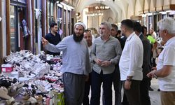 Başkan Görgel, Kapalı Çarşı’da Esnaf ve Vatandaşlarla Bir Araya Geldi