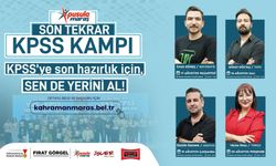 Kahramanmaraş'ta Ücretsiz KPSS Son Tekrar Kampı Başlıyor