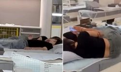 Mobilya Mağazasında Tepki Çeken Görüntüler! Müşteriler Şaşkınlığını Gizleyemedi