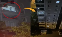 Beylikdüzü’nde balkon duvarına çıkan kadın mahalleyi sokağa döktü