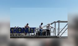 Kahramanmaraş'ta maaş krizi: 4 işçi 30 metrelik kule vince çıktı
