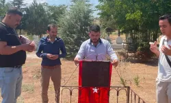 Kahramanmaraş Elbistan'da Şehit Emrullah Şekerci'nin Kabri Ziyaret Edildi