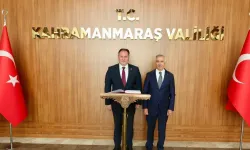 KKTC Cumhuriyet Meclisi Başkanı Ziya Öztürkler Kahramanmaraş Valiliğini Ziyaret Etti