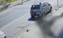 Sultangazi'de iş merkezinde çalışan genç, 3. kattan kaldırıma düştü