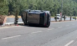 Kahramanmaraş'ta Trafik Kazası: Otomobil Takla Attı