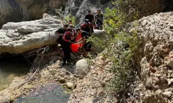 Kahramanmaraş’ta Şelale Kanyonu'nda Kurtarma Operasyonu