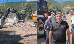 Türkoğlu’nda TOKİ yolunda asfalt hazırlığı başladı