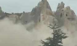 Kapadokya'da peribacası yıkıldı: Ölü ve yaralılar var