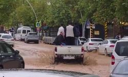 Ergani'de Sağanak Yağış Hayatı Olumsuz Etkiledi: Yollar Su Doldu