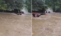 Göktürk'te Sel Dehşeti: Lüks Semtte Yollar Dereye Döndü