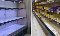 İtalya'da Akaryakıt Krizinde Market Rafları Boşaldı
