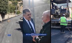 Türkoğlu Doluca Mahallesi’nde sıcak asfalt çalışmaları sürüyor