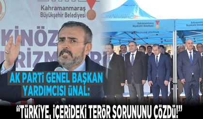 AK Parti Genel Başkan Yardımcısı Mahir Ünal: ''Türkiye, içerideki terör sorununu çözdü!''