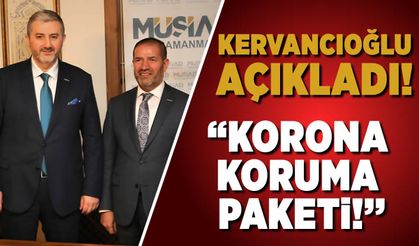 Kervancıoğlu Açıkladı! ''korona koruma paketi!''