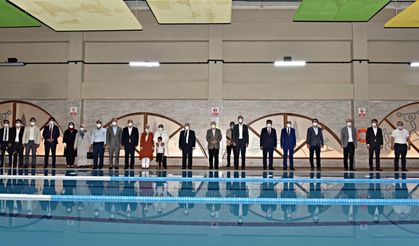 Şehit Hüseyin Varol Kapalı Yüzme Havuzu törenle açıldı