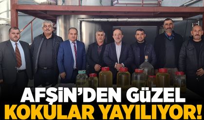 Afşin'den güzel kokular yayılıyor!