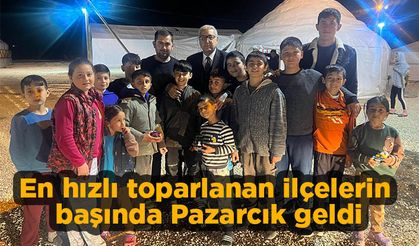 En hızlı toparlanan ilçelerin başında Pazarcık geldi