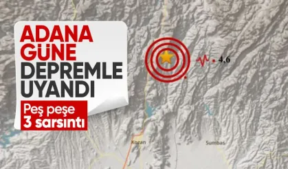 Afad açıkladı, peş peşe 3 deprem