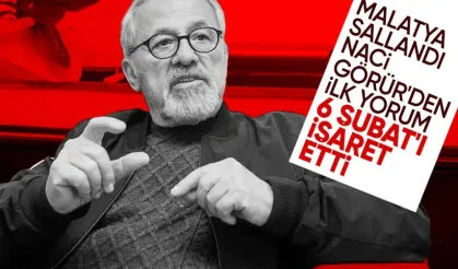 Malatya'da korkutan deprem... Prof. Dr. Naci Görür: Endişe yok