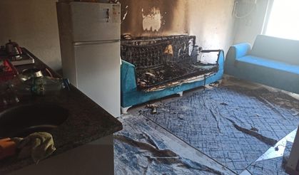 Kahramanmaraş'ta Rezidansta Yangın Çıktı