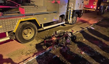 Kahramanmaraş’ta motosiklet yangını paniğe yol açtı